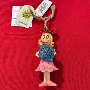 Dr Seuss The Grinch Cindy Lou Who Christmas Ornament designed by Jim Shore
